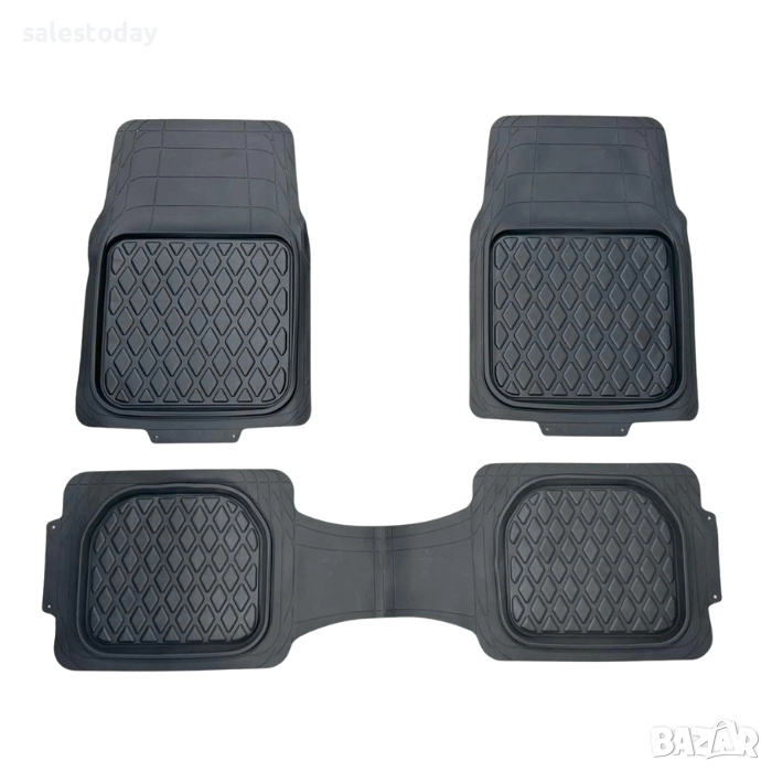 Гумени стелки за кола с цяла задна, 3БР, снимка 1