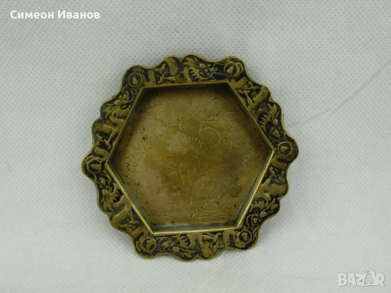 Стар месингов пепелник #2416, снимка 1