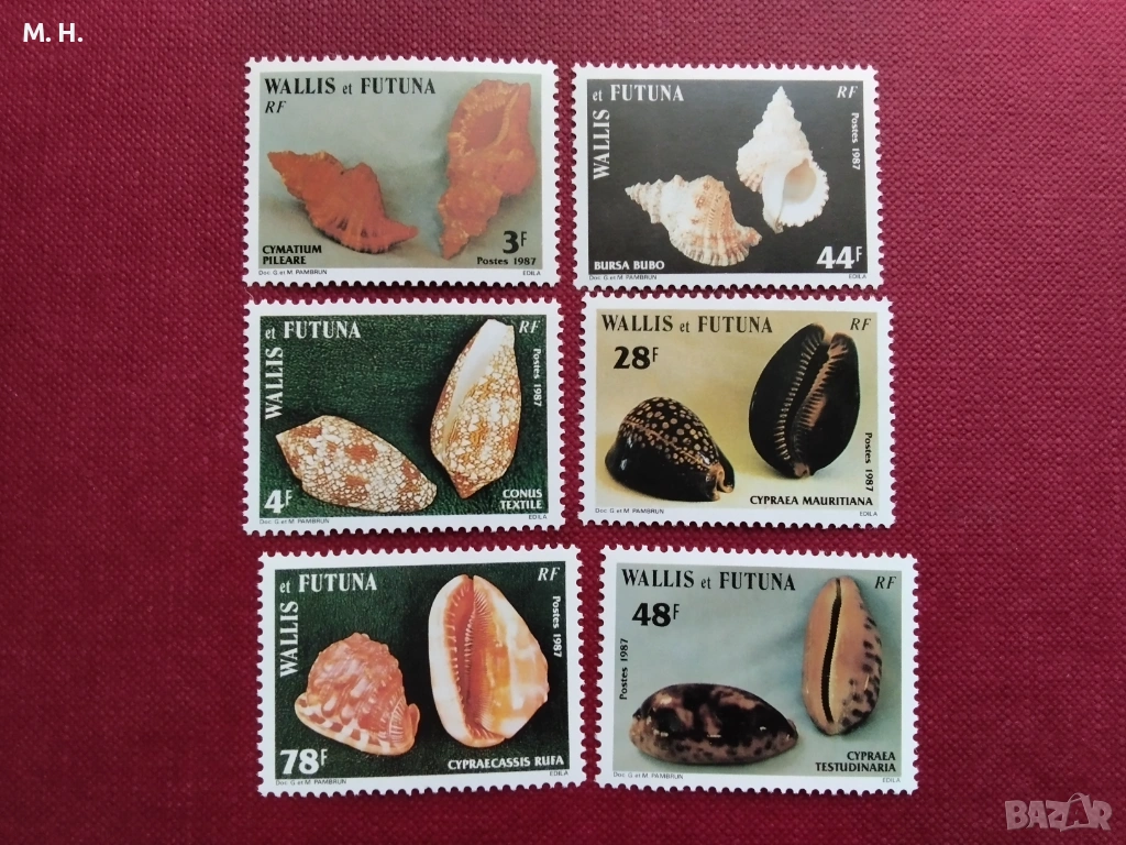 Пощенски марки Уолис и Футуна 1987, снимка 1
