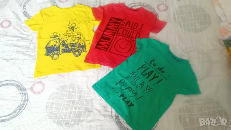 Три тениски р-р 110-116 см., снимка 1