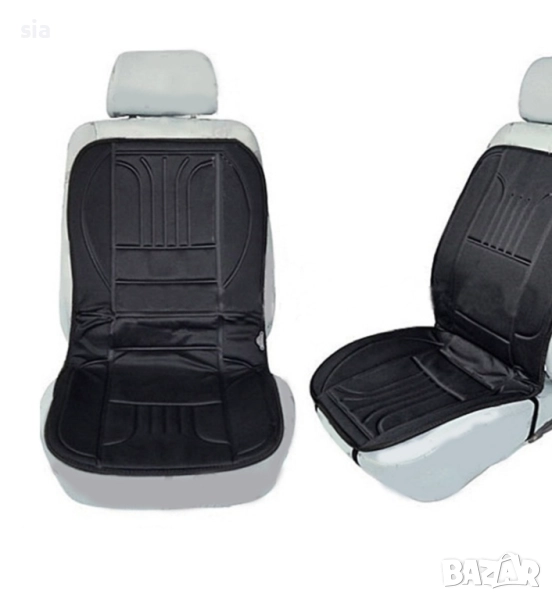 Подложка за седалка с подгрев,91см х 45см, калъф за автомобила с нагряване, 60W, снимка 1