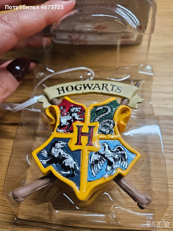 Орнамент за елха Hogwarts, снимка 1