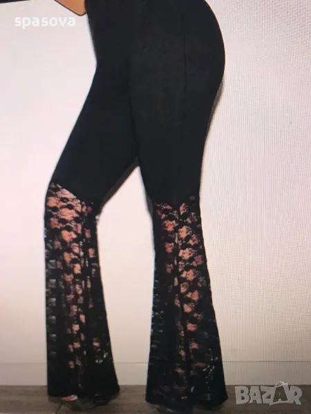 Елегантен панталон/ клин с дантела S нов, снимка 1