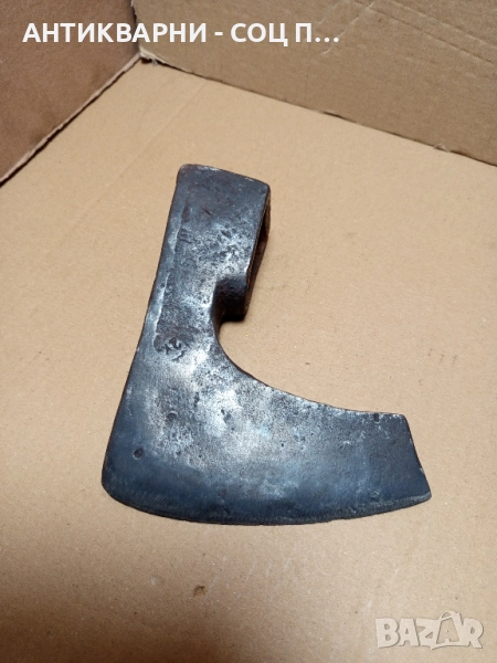 Соц Стара Ръчно Кована Българска Брадва Тегло 1.500кг Номер 14., снимка 1