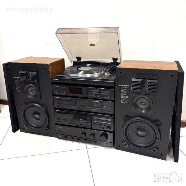 🔊ТОП ЦЕНА - Ретро аудио система сет PIONEER - усилвател, дек, cd, тунер, грамофон и колони🔊, снимка 1