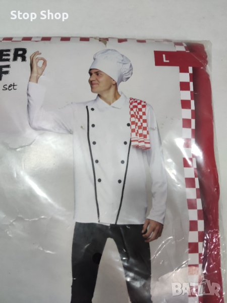Halloween party костюм готвач , снимка 1