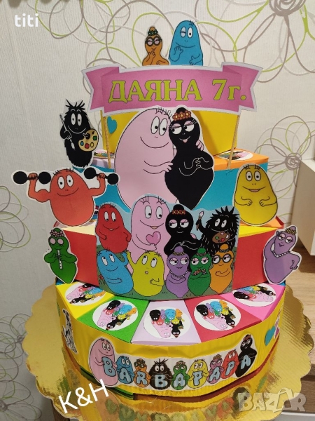 Картонена торта Барбароните , снимка 1