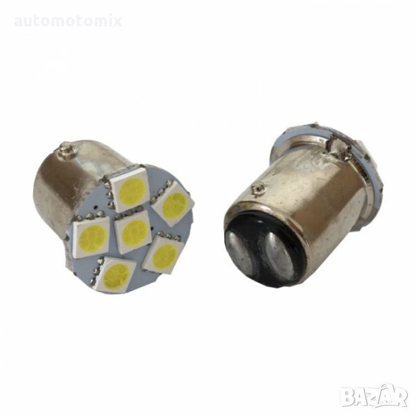 ДИОДНИ КРУШКИ 24V 6LED 2бр. комплект - 28698, снимка 1