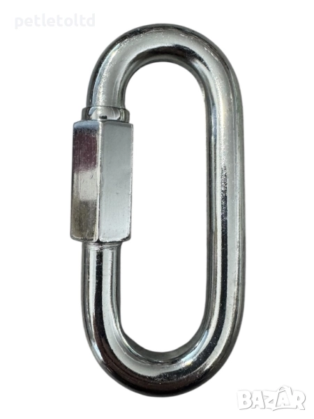 Карабинка с винтова муфа 92 мм Х 41 мм Х 10 мм, снимка 1