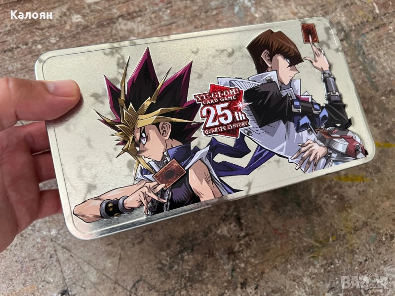 Метална кутия за колекционерски карти Yu-Gi-Oh!, снимка 1