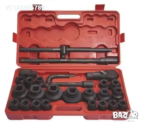 Гедоре за камиони на 3/4", 26 части от 21-65 мм, снимка 1