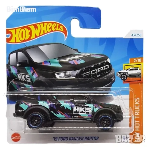 Оригинална колекционерска количка Hot Wheels '19 Ford Ranger Raptor, снимка 1