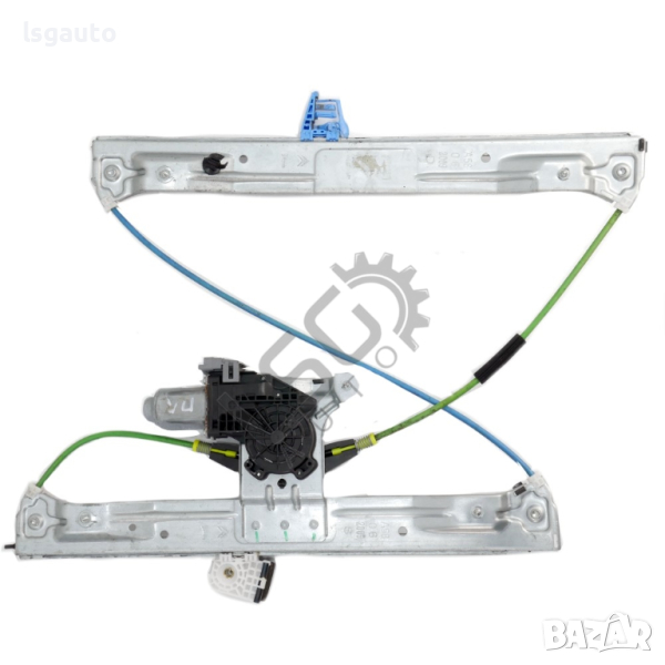 Механизъм с моторче преден ляв ел. стъклоповдигач Citroen C3 I Picasso 2008-2013 ID: 122664, снимка 1