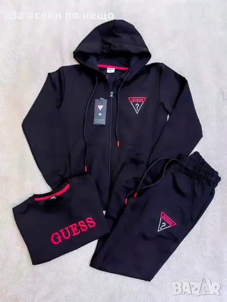 Дамски спортен комплект с 3 части с тениска Guess Код B272, снимка 1