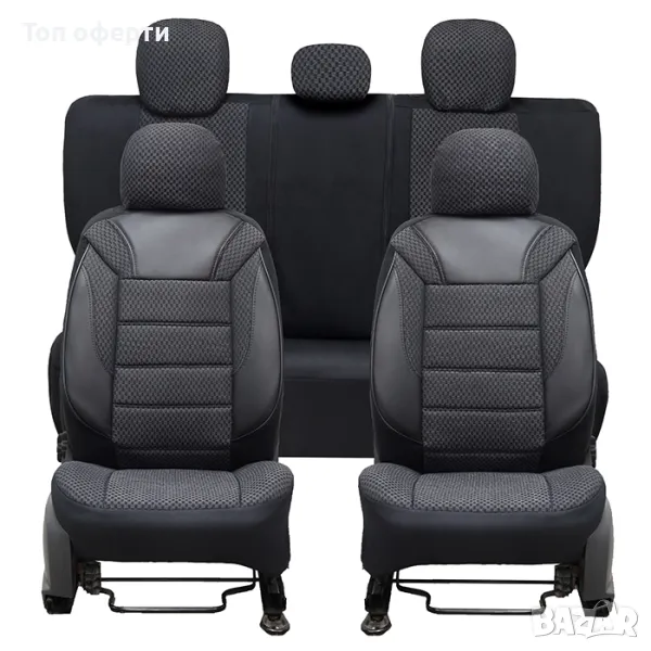 Тапицерия за седалки 1181 класико черно  черно, снимка 1
