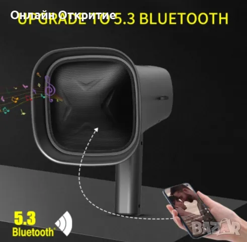 Соларен мегафон Безжичен, Bluetooth, Външен високоговорител, снимка 3 - Друга електроника - 49114676