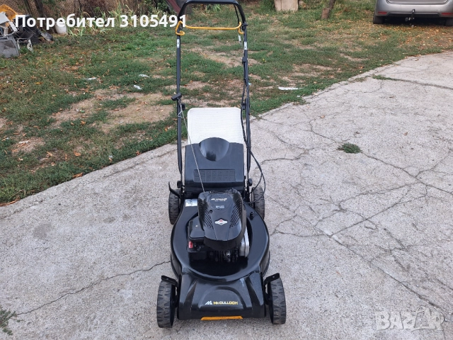 Косачка Husqvarna McCulloch Briggs 5 к.с. самоходна мулчираща с кош, снимка 2 - Градинска техника - 51646690