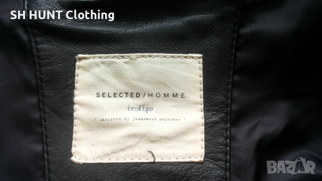SELECTED Leather Jacket Размер L / XL яке естествена кожа 43-66, снимка 15 - Якета - 52199638