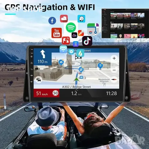 Мултимедия, Двоен дин, за Renault Megane 3, Навигация, плеър, Android, Рено Меган 3, 2009-2014, снимка 5 - Аксесоари и консумативи - 49746467