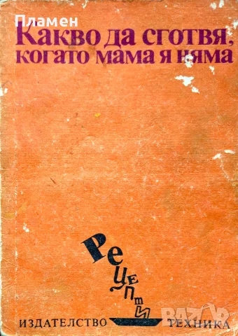 Какво да сготвя, когато мама я няма Сашка Кондова, Илина Димчева 