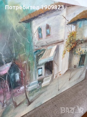 Голяма маслена картина, снимка 4 - Картини - 41634583