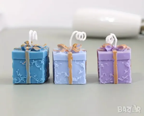 Молд подарък с панделка , снимка 3 - Форми - 50322777