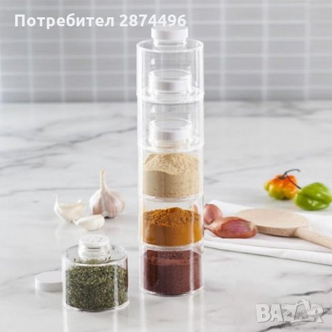 2187 СЕТ ЗА ПОДПРАВКИ SPICE TOWER CAROUSEL, снимка 2 - Други стоки за дома - 35761481