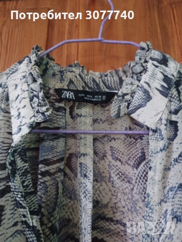 Блуза Зара, снимка 3 - Ризи - 53842871