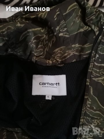 оригинално яке Carhartt WIP WILSON PULLOVER Camo Tiger , снимка 9 - Якета - 34086045