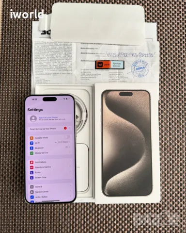 НОВ❗️ 24М ГАРАНЦИЯ❗️iPhone 15 Pro Max Лизинг от 80лв/м / Natural Titanium / 256Gb, снимка 4 - Apple iPhone - 47294082