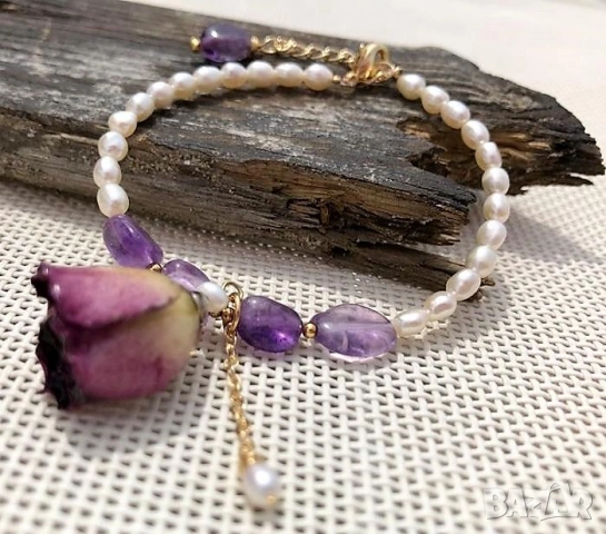 Бижута с естествени, култивирани перли - Авторска, бутикова бижутерия със сертификат, снимка 18 - Подаръци за жени - 53412691