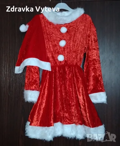 🎄 Прекрасен коледен костюм от 2 части за момиче (4-6 години) 🎄