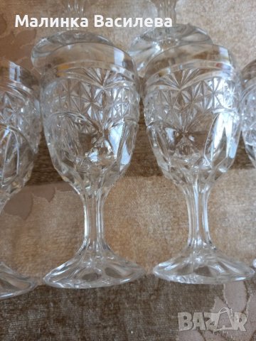 Кристални чаши , снимка 4 - Чаши - 41497879