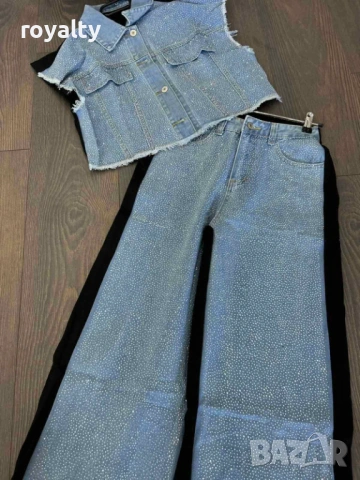 Деним Дамски Сет , снимка 2 - Комплекти - 53160342