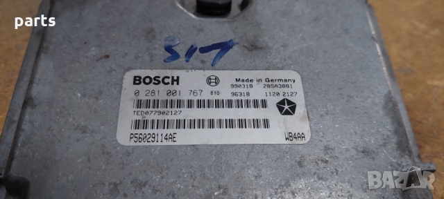 Компютър Двигател Jeep Гранд Чероки 3.1TD - 0281001767 N, снимка 2 - Части - 36060211