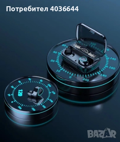 Безжични bluetooth слушалки с LED цифров дисплей, снимка 6 - Bluetooth слушалки - 52618795