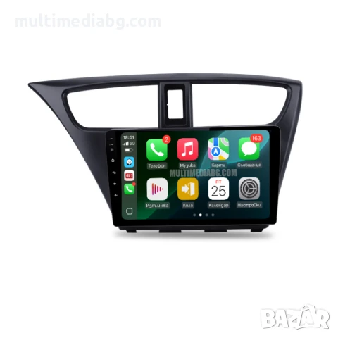 Honda Civic 2012-2017 Мултимедия Навигация Android