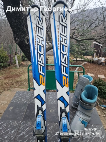 Ски и ски обувки ските са сервизирани 160 см обувките са запазени едните 44 номер другите 42 номер, снимка 4 - Зимни спортове - 53720454