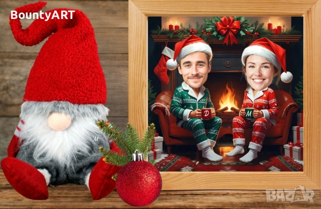 Коледни карикатури с предварителна заявка! Промо цена!, снимка 4 - Коледни подаръци - 52044507