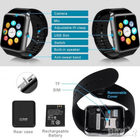 smart watch gt08 Дисплей! , снимка 1