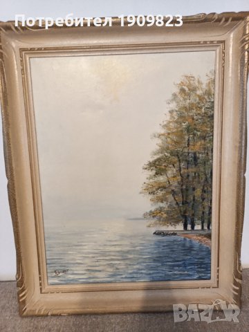 Стара маслена картина, снимка 1