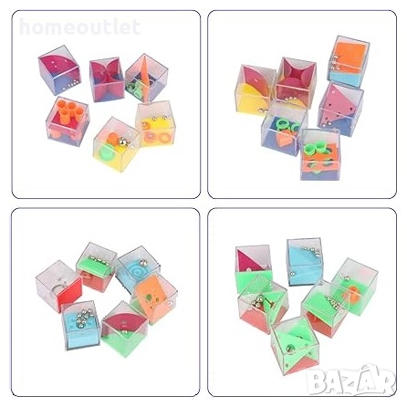 ПРОМОЦИЯ 3D Мини Лабиринт / Балансиращ Пъзел - 24 части - HEREFUN X001214U8R , снимка 4 - Образователни игри - 52837025