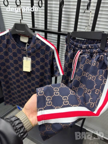 Мъжки летен комплект Gucci, снимка 2 - Спортни дрехи, екипи - 51022387
