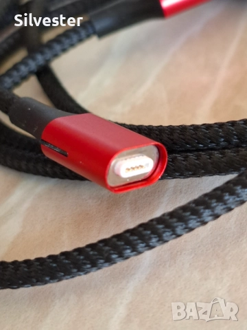 USB кабел с магнитни пинчета 2 броя, чисто нов , снимка 7 - USB кабели - 52425901
