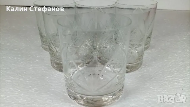 Красиви чаши за уиски, ръчна инкрусация, 6 бр, снимка 7 - Чаши - 50249631