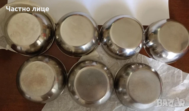 Купички хромирани, снимка 2 - Сервизи - 50838223