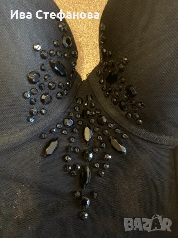 Красив секси черен корсет с камъни H&M нов , снимка 4 - Корсети, бюстиета, топове - 35787631