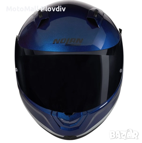 Каска Nolan N60-6 Sport Verniciatura Speciale 346 Blue Black Silver – Гланц ECE 22.06, снимка 4 - Аксесоари и консумативи - 51894004