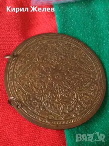 ГОЛЯМА БРОНЗОВА ФЛОРАЛНО ОРНАМЕНТИРАНА ДЕКОРАЦИЯ ПАНО за СТЕНА ИЗКЛЮЧИТЕЛНО КРАСИВО МАЙСТОРСКО 30946, снимка 13 - Декорация за дома - 38129326