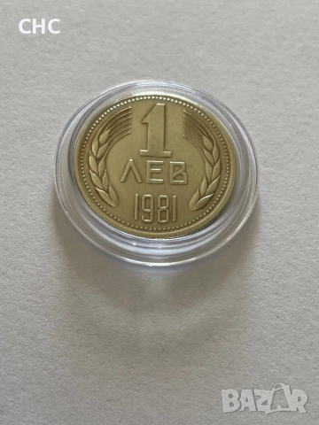 1 лев 1981 година. Монета, снимка 5 - Нумизматика и бонистика - 52129627